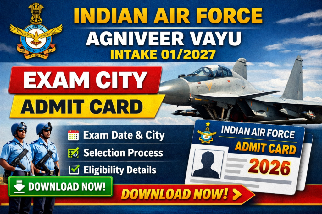 Air Force Agniveer Admit Card