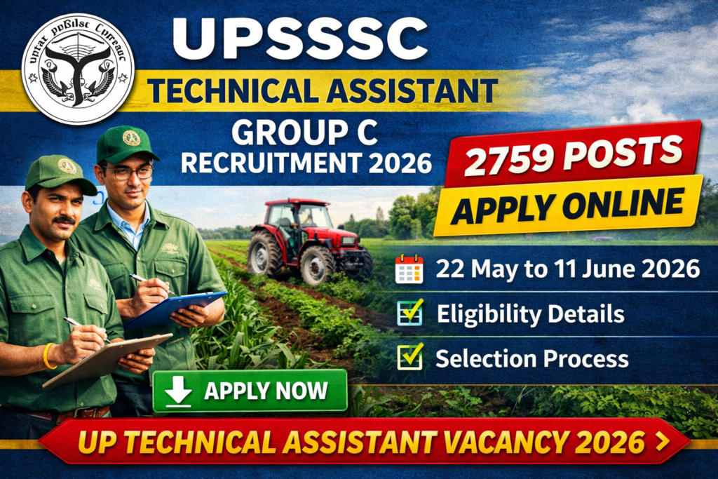 UPSSSC Technical Assistant Group C