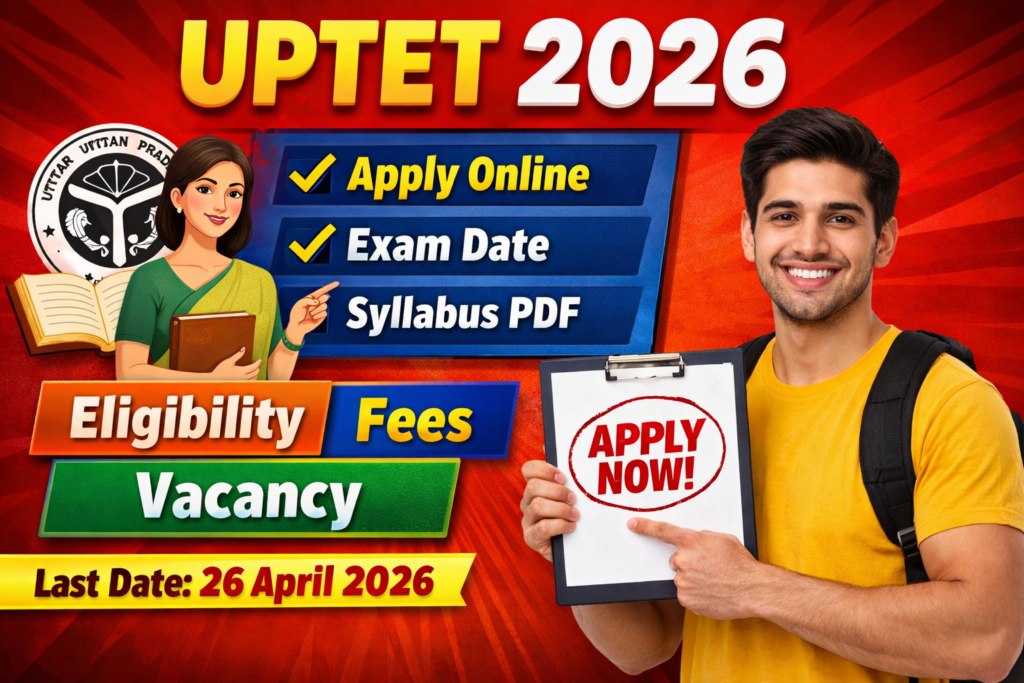 UPTET 2026 Apply Online 