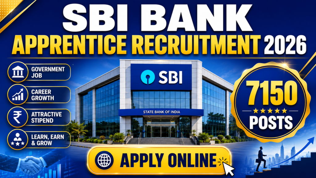 SBI Bank Apprentice Recruitment 2026