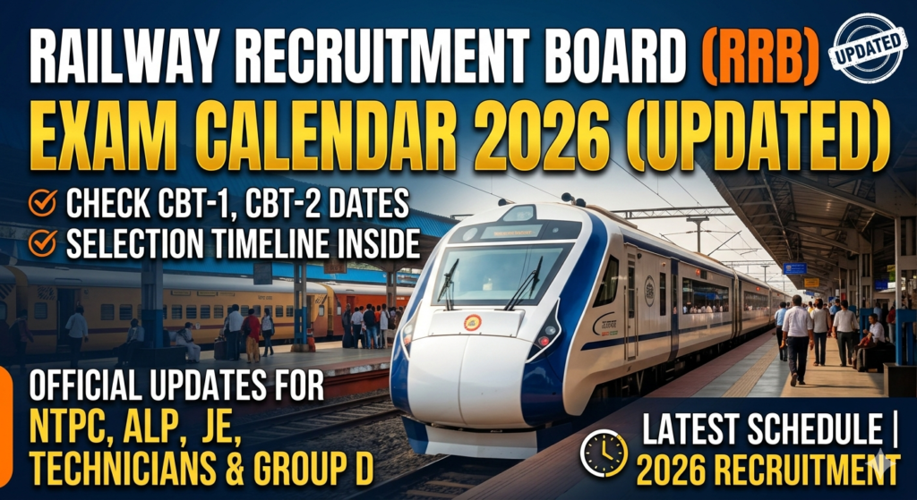 RRB Exam Calendar 2026